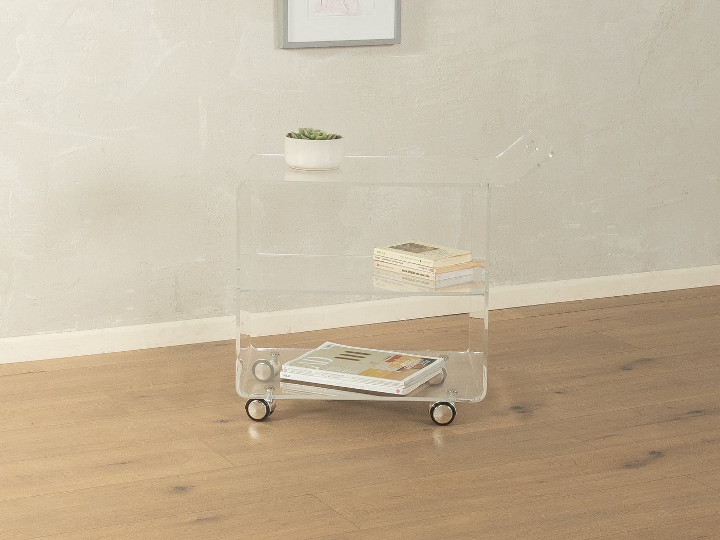 1960er Jahre Acryl Beistelltisch