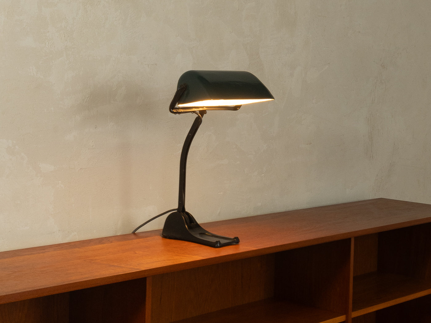 Art déco Schreibtischleuchte, Hellux