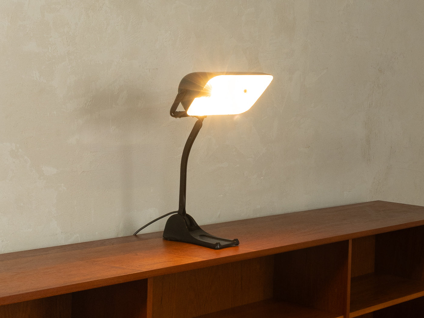 Art déco Schreibtischleuchte, Hellux