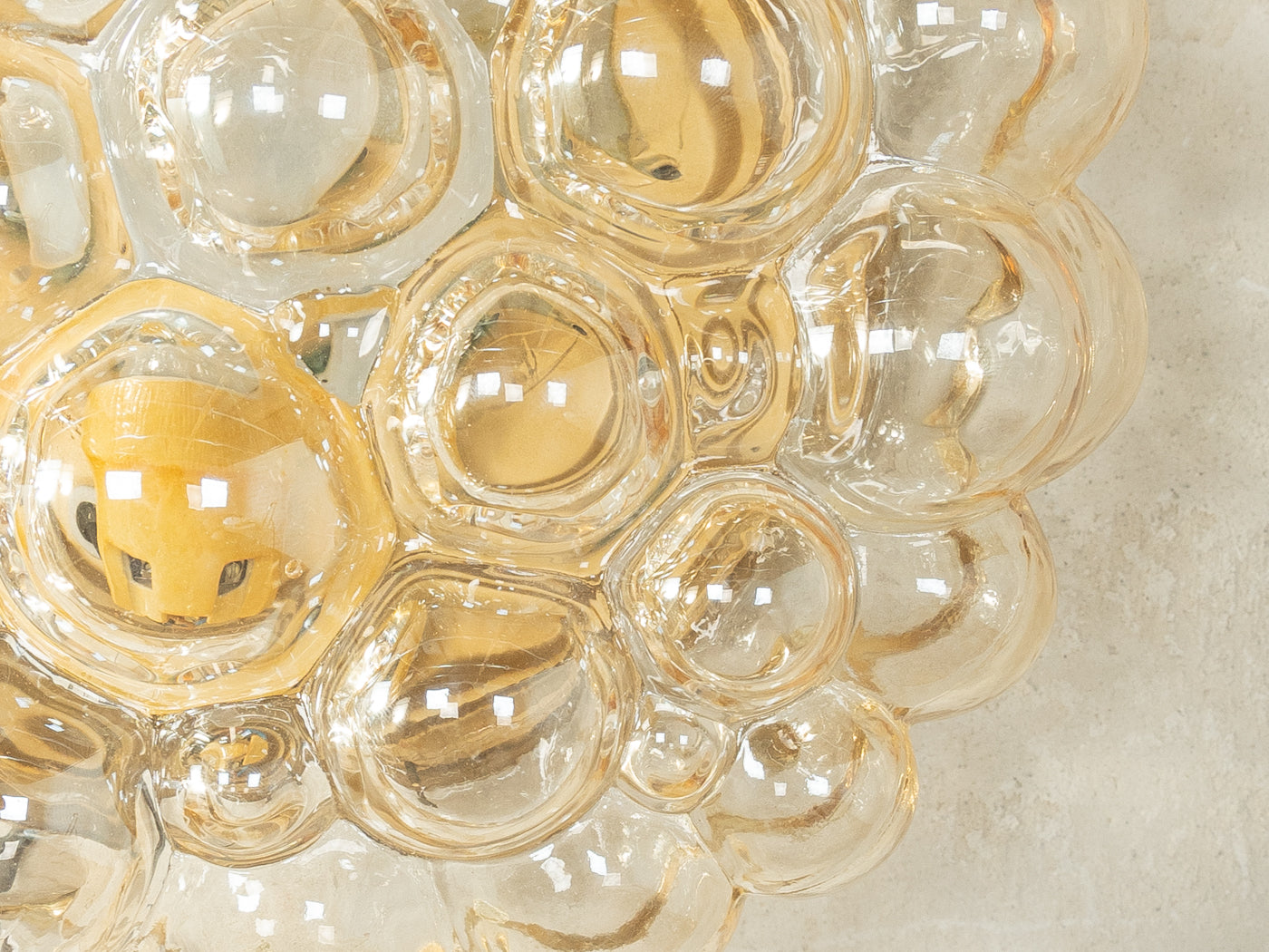 Wall and Ceiling Lamp 1970s, Doria Lighting