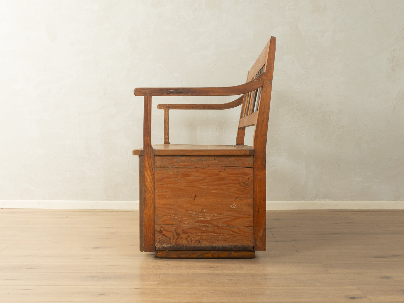 Biedermeier Truhenbank - Bild 8