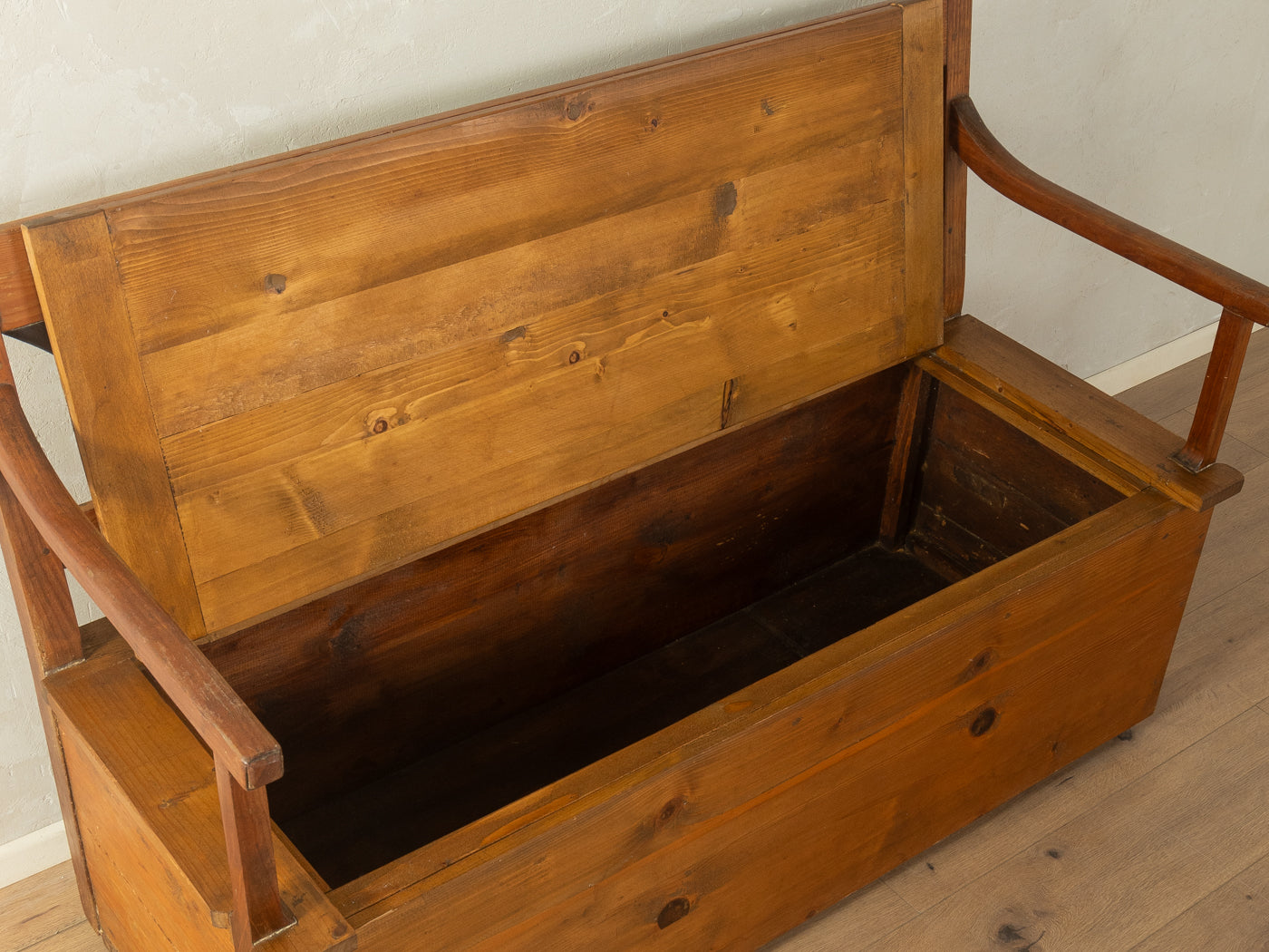 Biedermeier Truhenbank - Bild 6