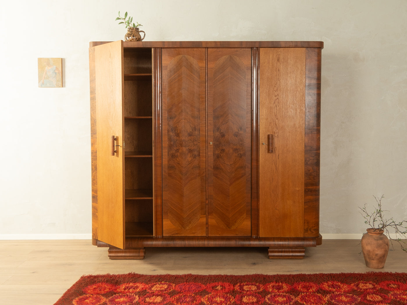 Art déco Kleiderschrank