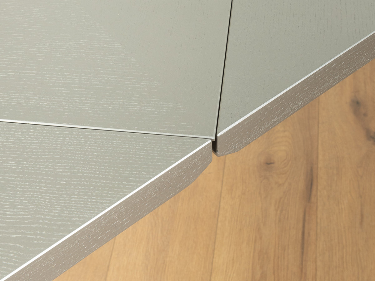 Quadrondo dining table, Erwin Nagel, Rosenthal, Silver