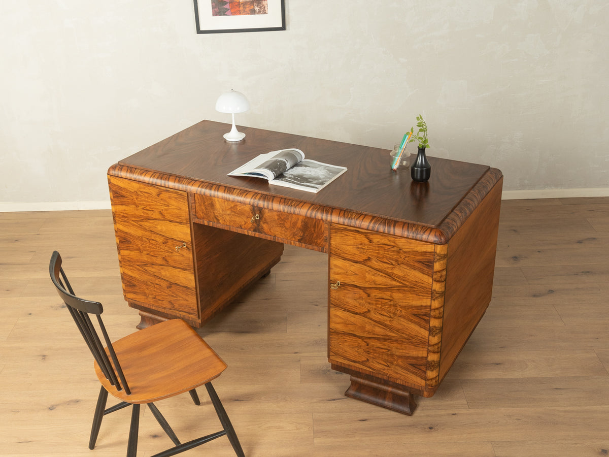 1930er Jahre Art Déco Schreibtisch - Bild 2