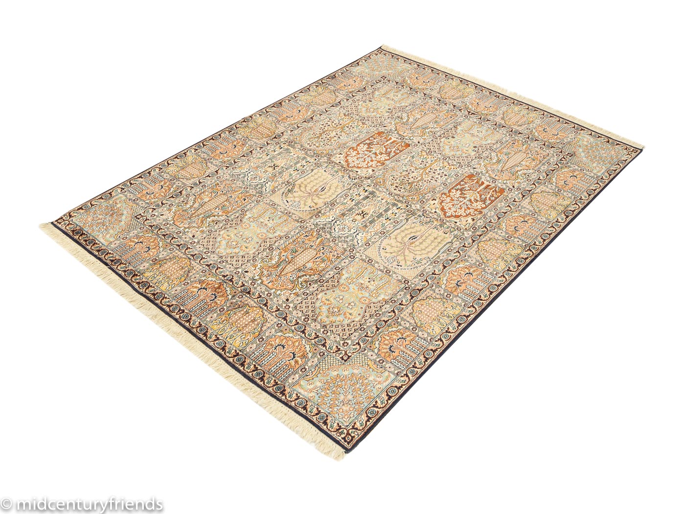 1960er Jahre Kaschmir Teppich, 153 x 216