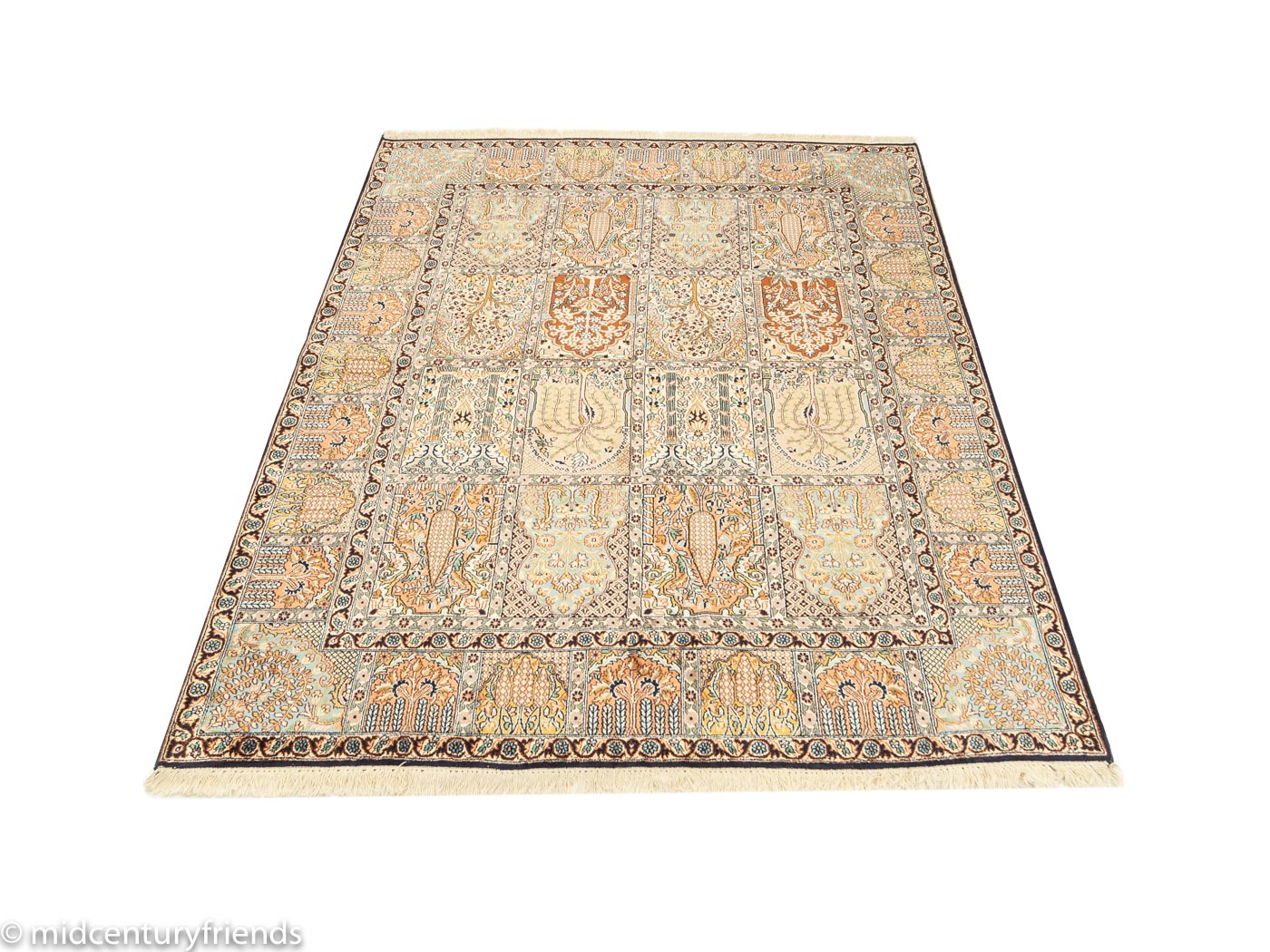 1960er Jahre Kaschmir Teppich, 153 x 216