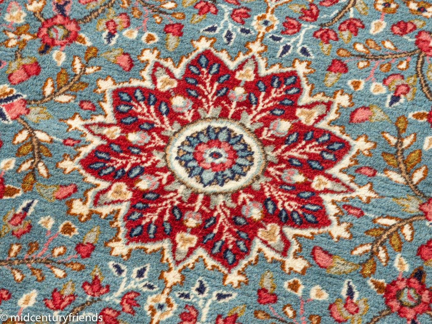 1960er Jahre Kerman Teppich, 89 x 160