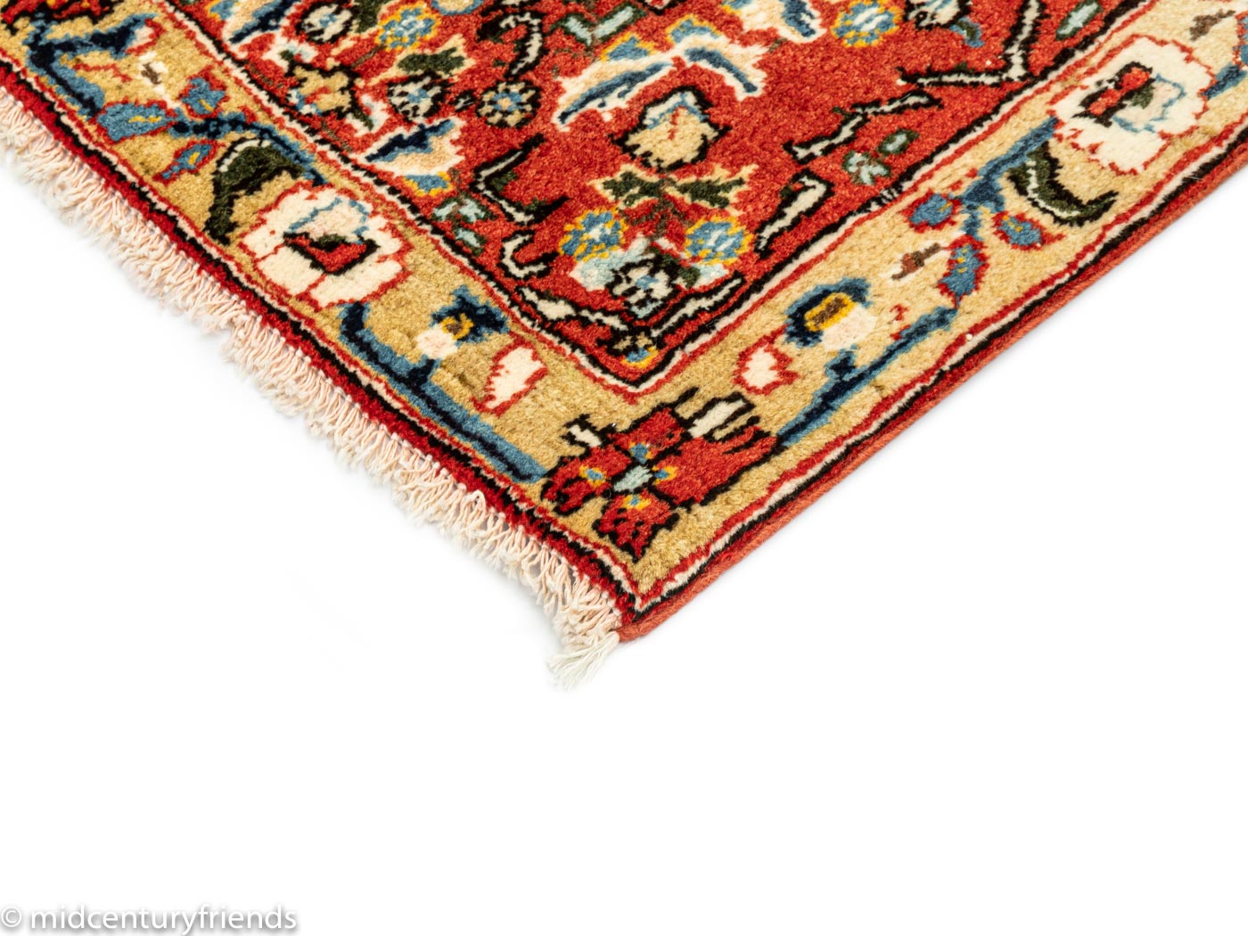 1960er Jahre Ghom Teppich, 135 x 219