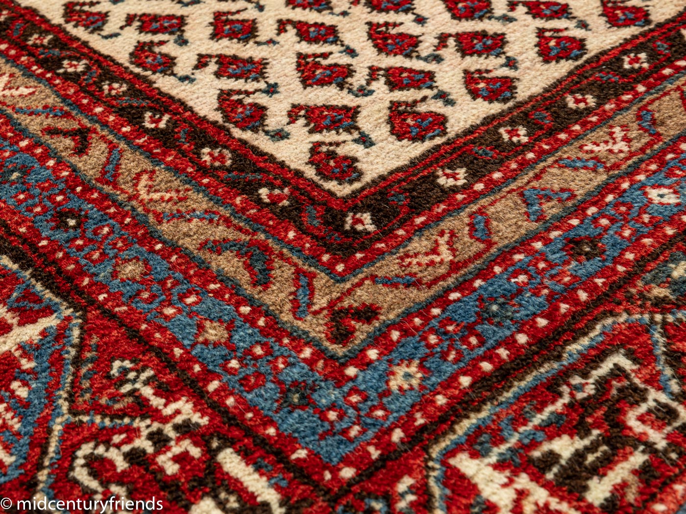 1960er Jahre Sarough Teppich, 224 x 354