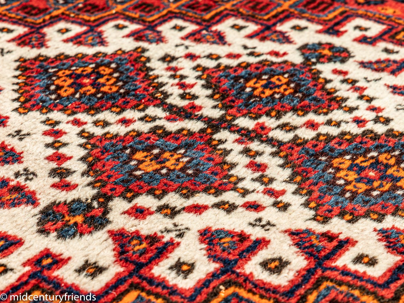 1960er Jahre Ghashghai Teppich, 175 x 256