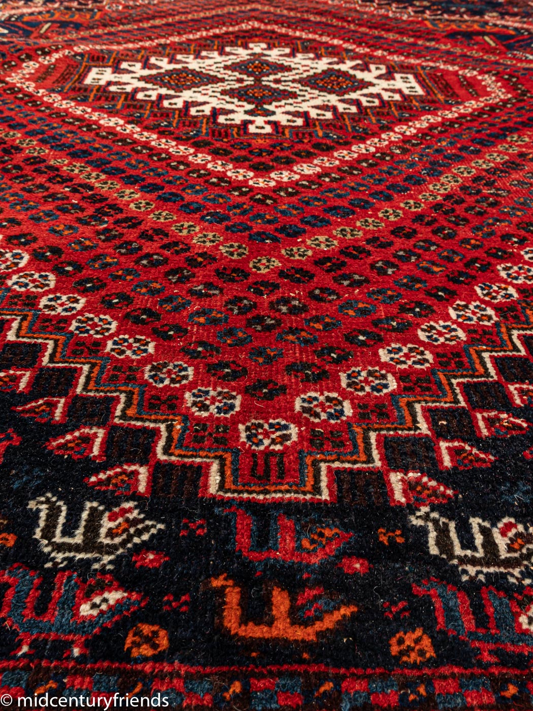 1960er Jahre Ghashghai Teppich, 175 x 256