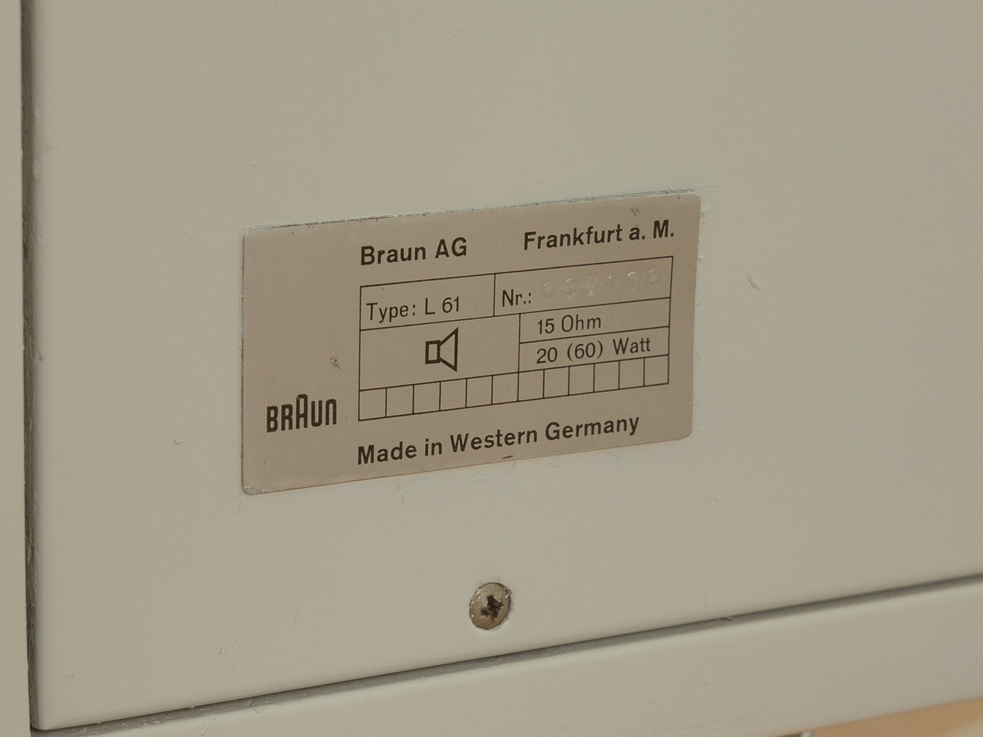 BRAUN Audio 310, L 61 Kompaktanlage, Dieter Rams