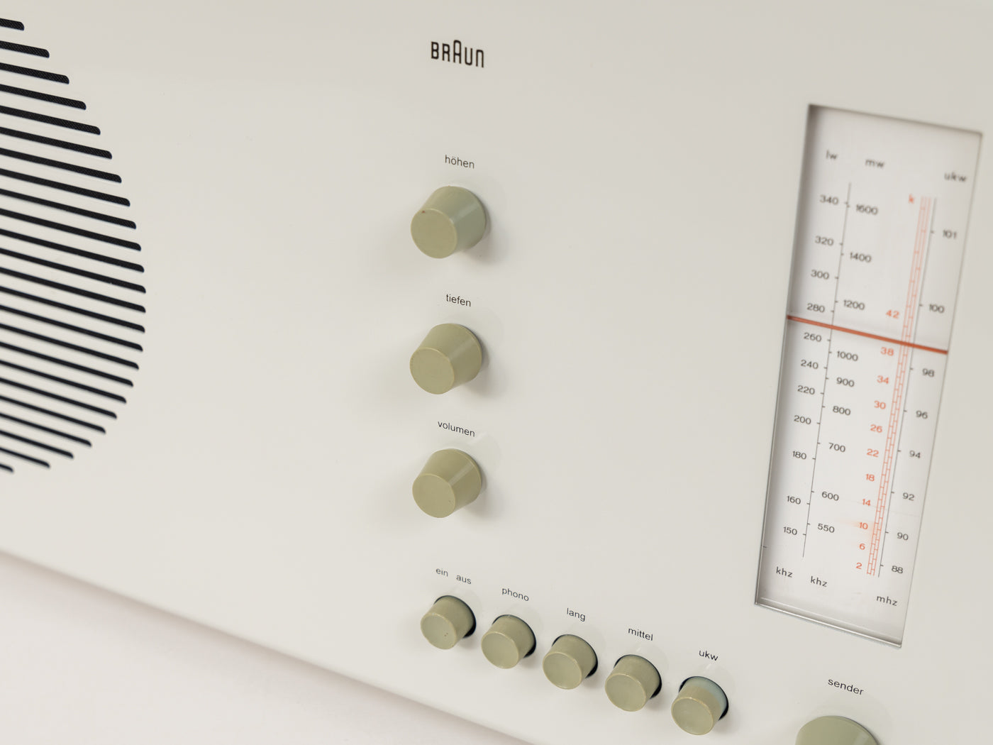 BRAUN "RT 20", Tischradio, Dieter Rams