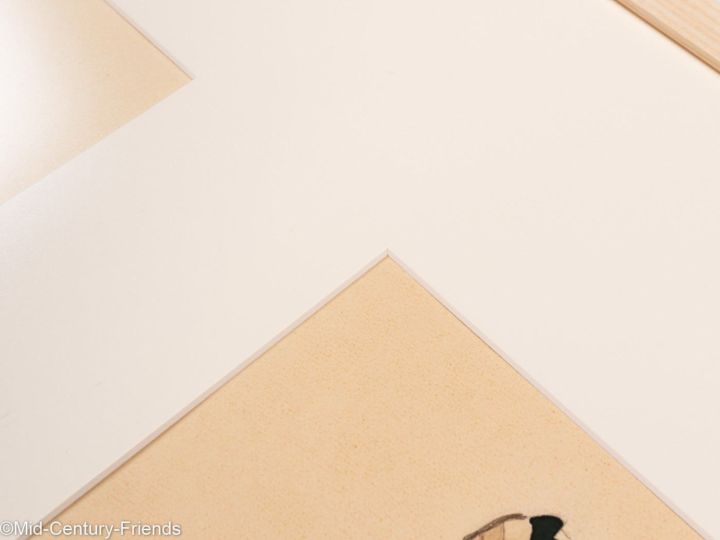 Art Déco Modezeichnungen V, Gouache auf Papier, 123 x 58 cm