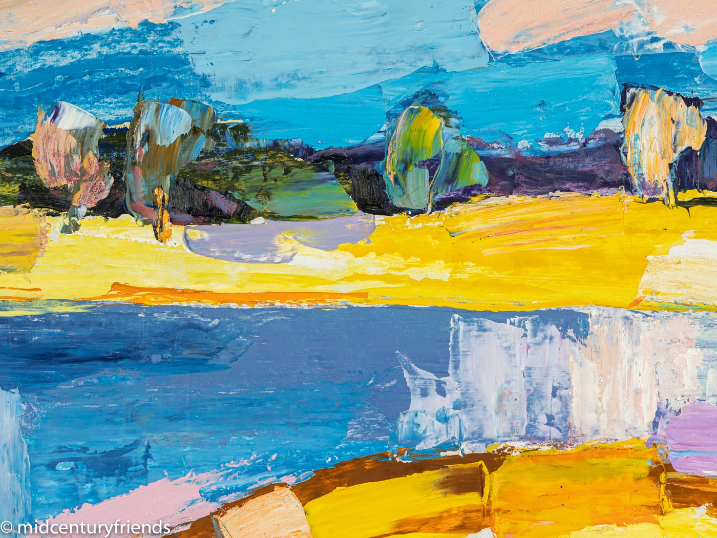 Heißer Tag, Acryl auf Karton, 82 x 68 cm