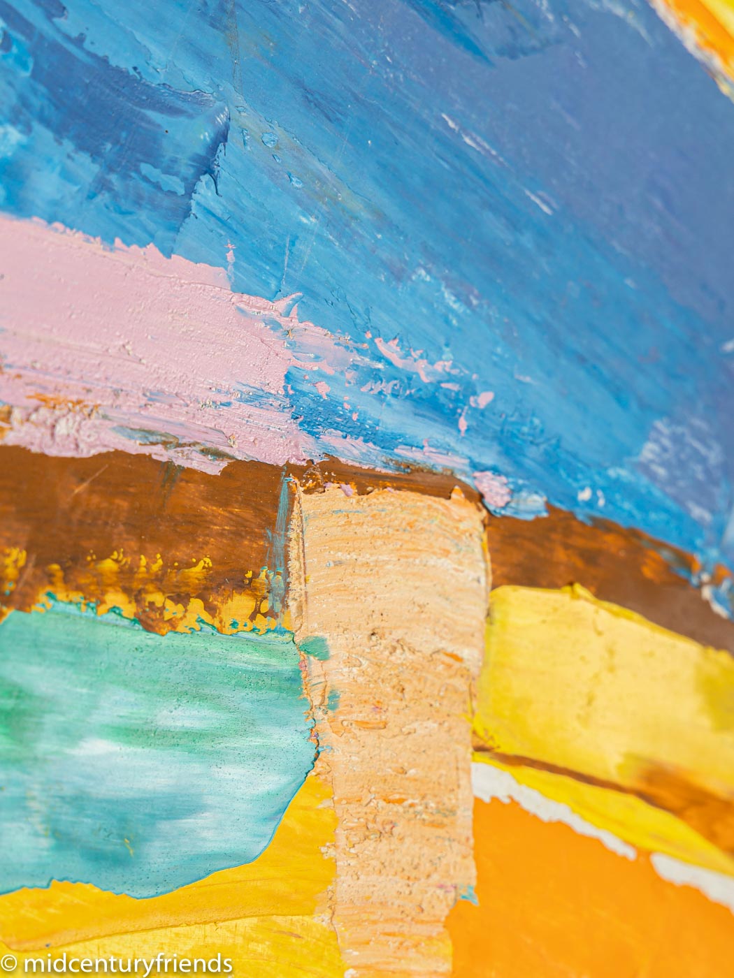 Heißer Tag, Acryl auf Karton, 82 x 68 cm