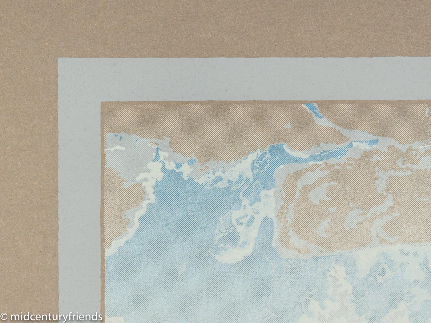 Geltringer Bucht, Farbserigraphie auf Papier, 67 x 67 cm