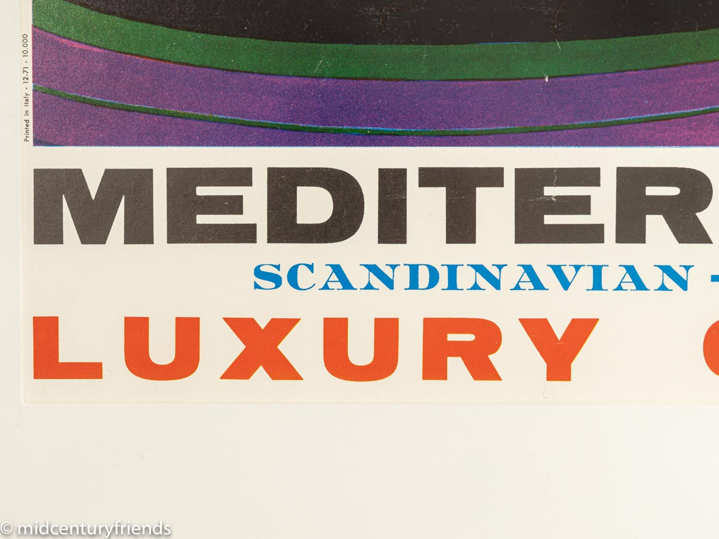 1960er Jahre Poster, MS Victoria