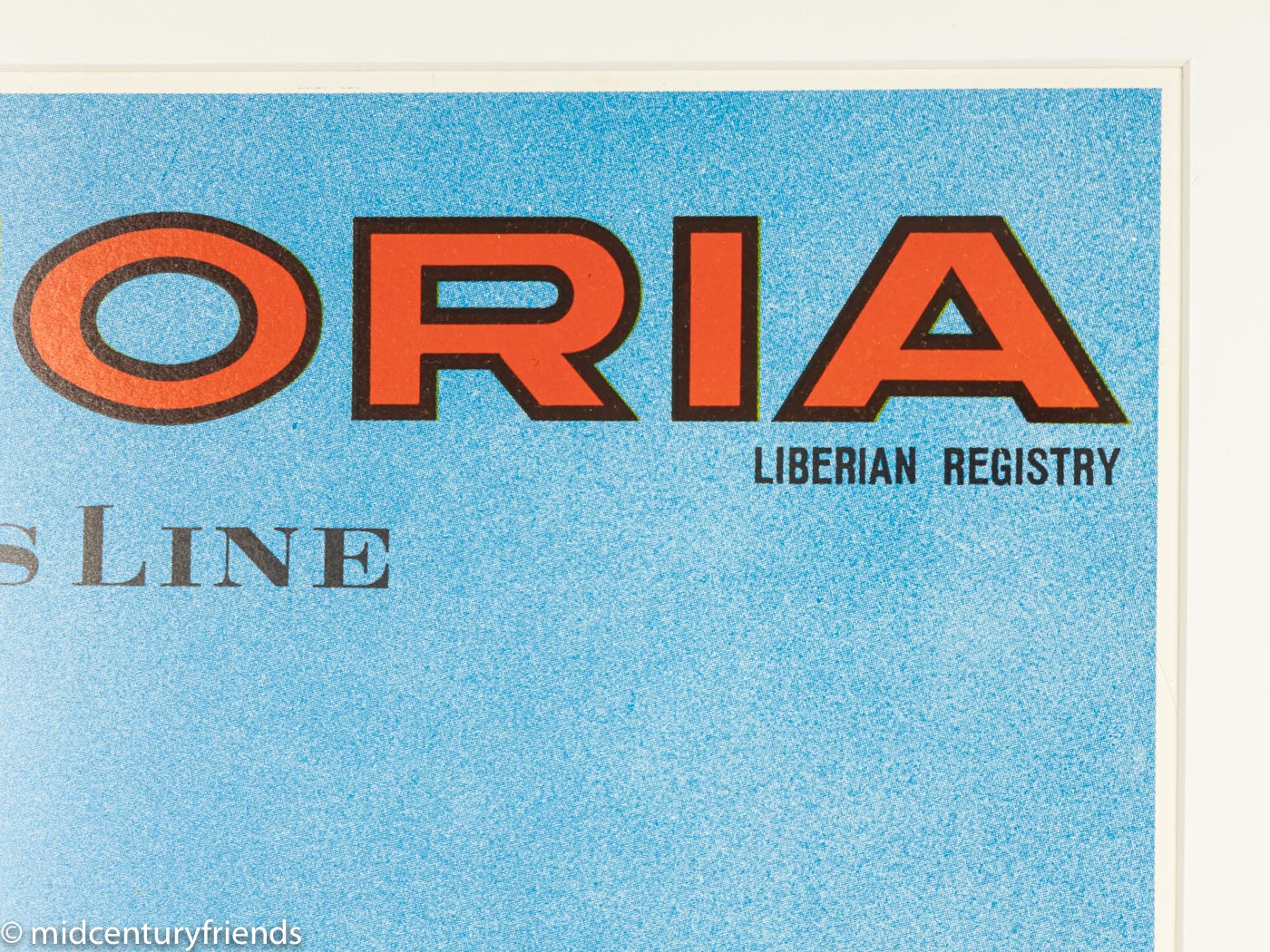 1960er Jahre Poster, MS Victoria
