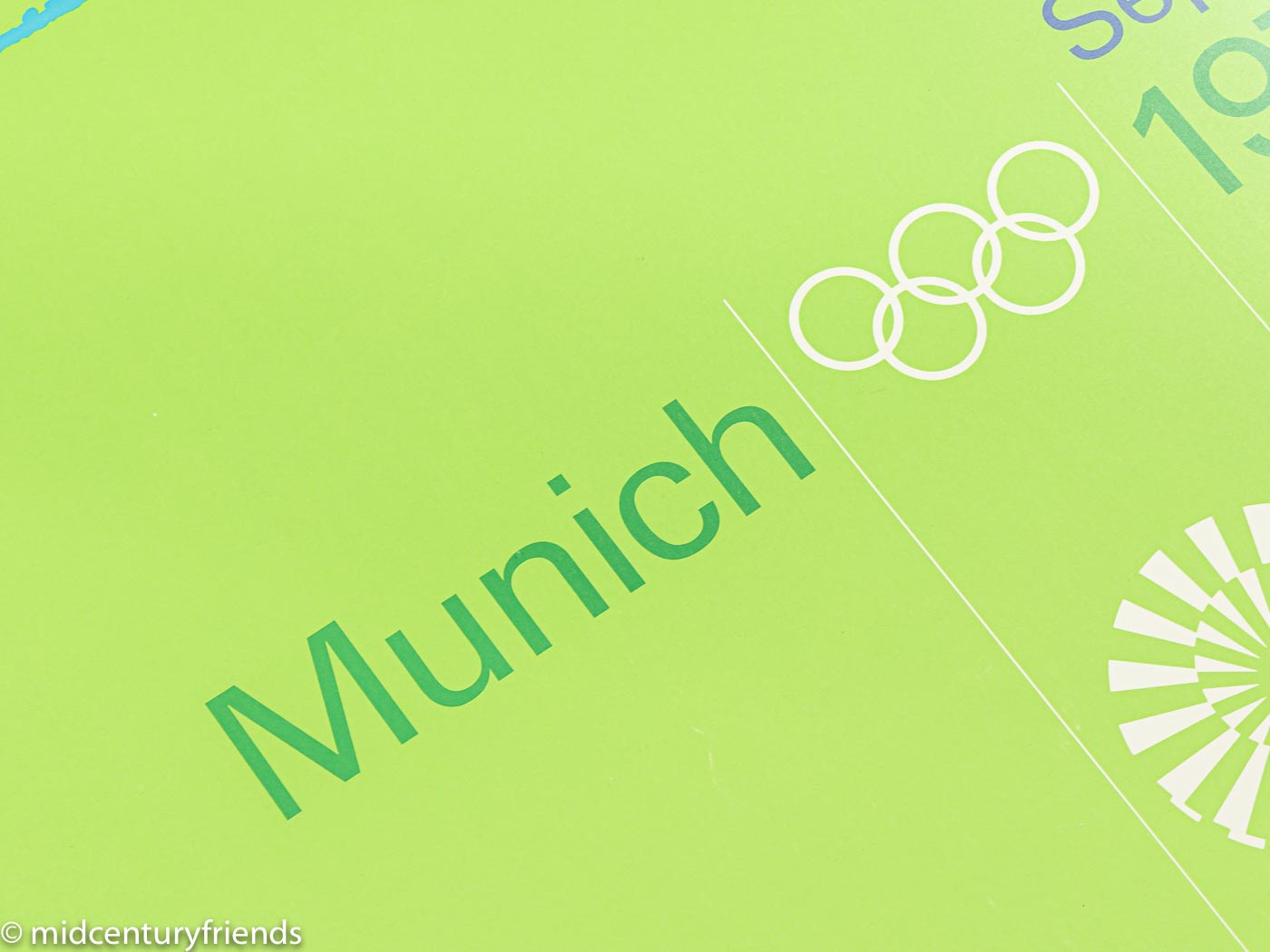 1970ER JAHRE PLAKAT „HÜRDENLAUF“, OTL AICHER