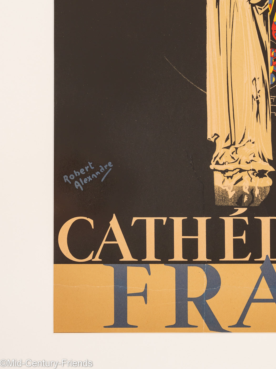 Chartres - Cathédrales de France, Art Déco Reiseposter, 86 x 123 cm