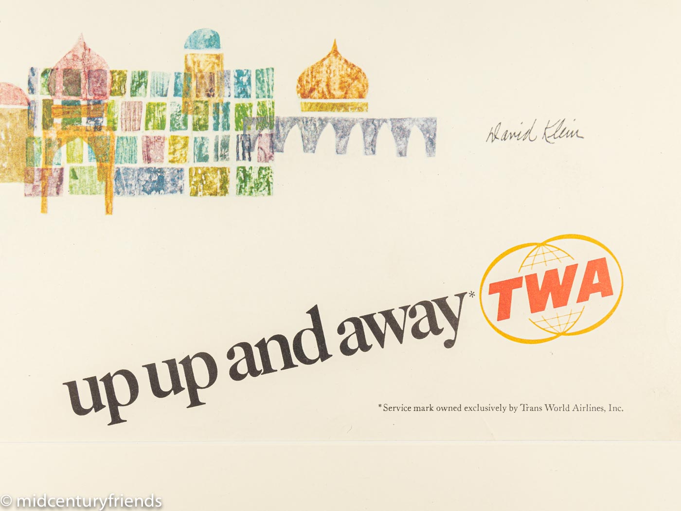 "Israel", Fly TWA by David Klein