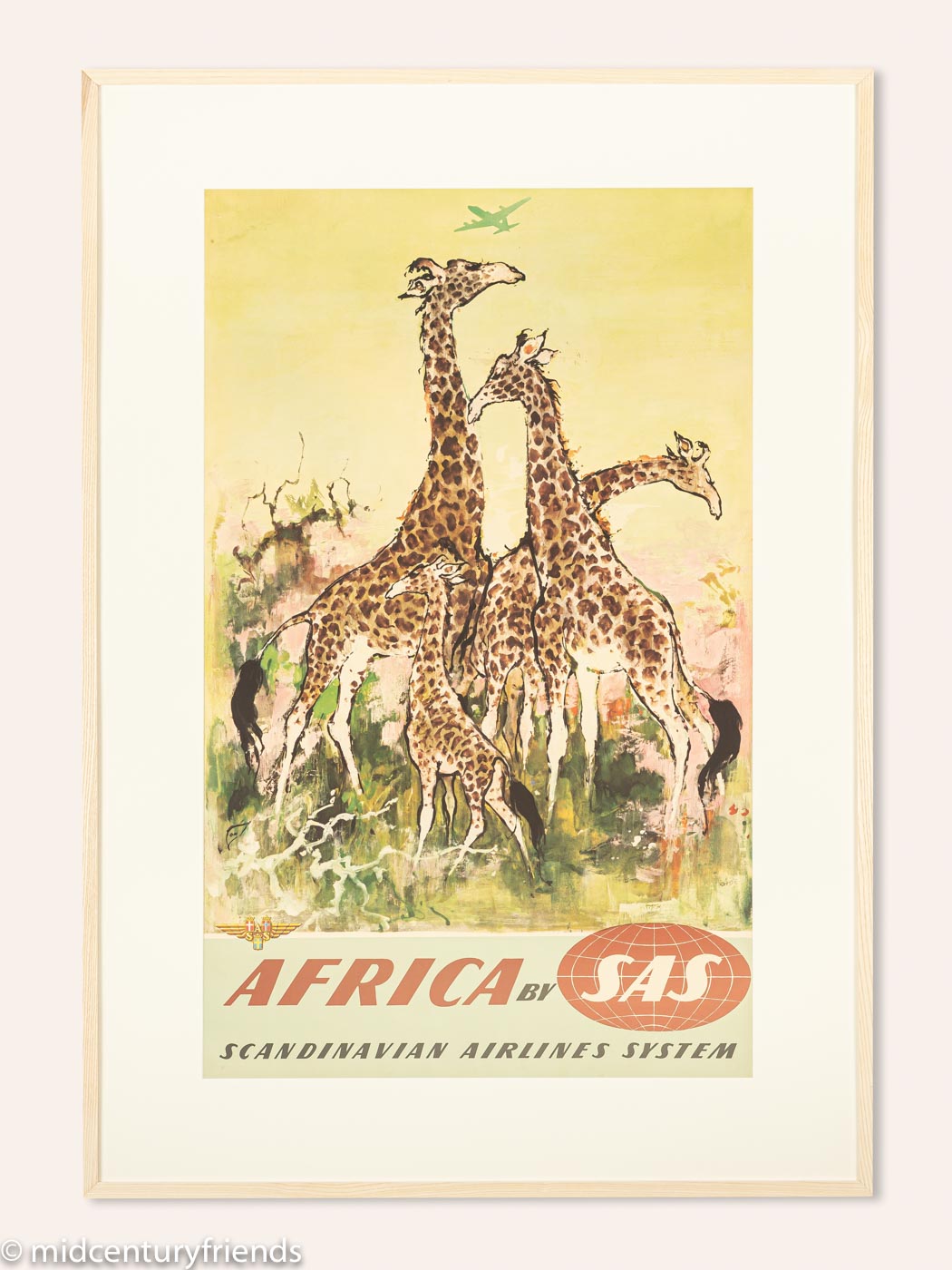 "Africa", Scandinavian Airlines 1950