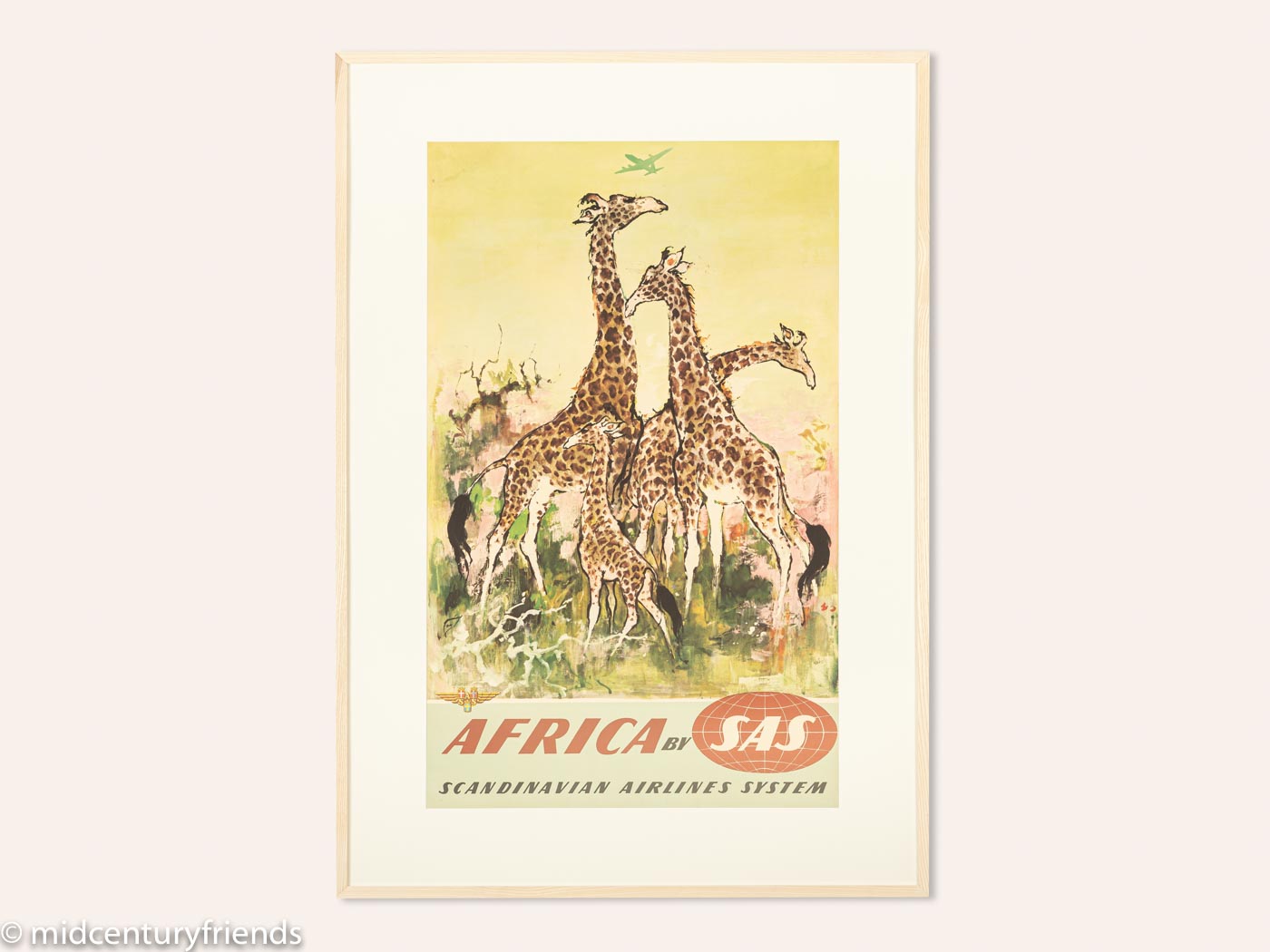 "Africa", Scandinavian Airlines 1950
