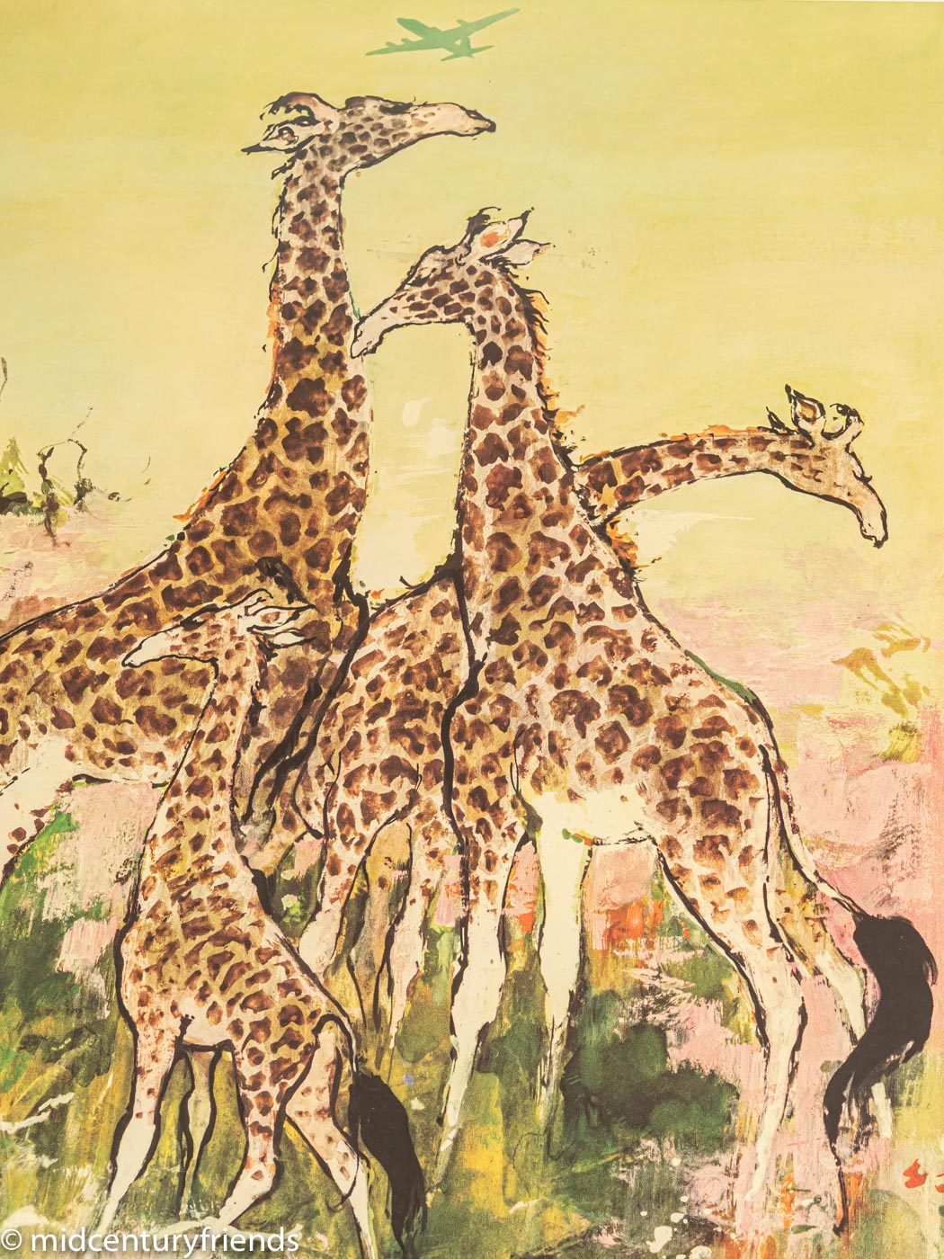 "Africa", Scandinavian Airlines 1950
