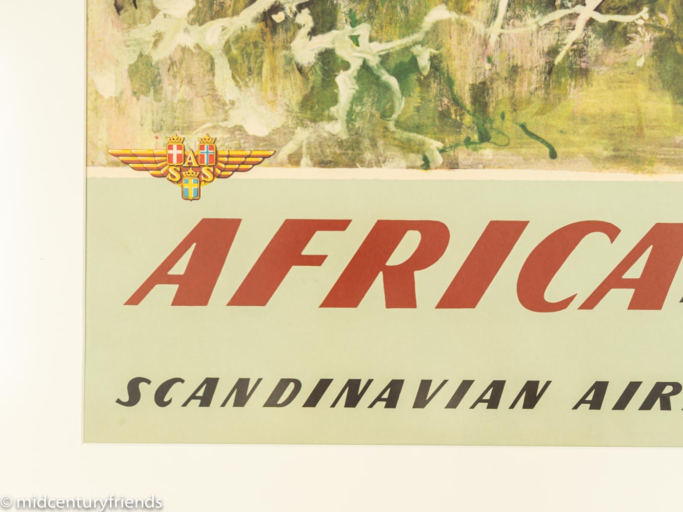 "Africa", Scandinavian Airlines 1950