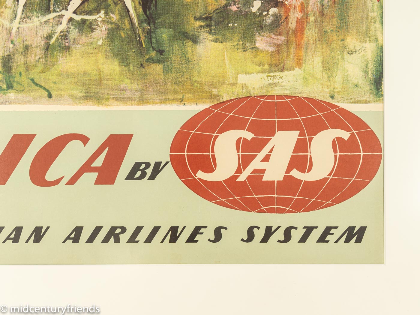 "Africa", Scandinavian Airlines 1950
