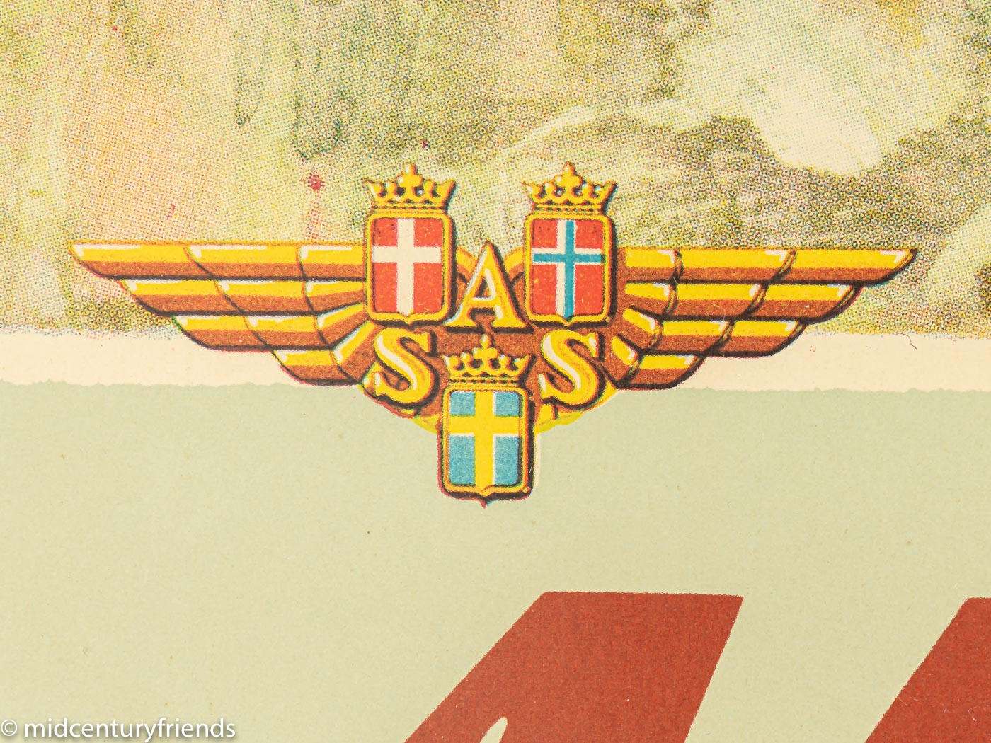"Africa", Scandinavian Airlines 1950