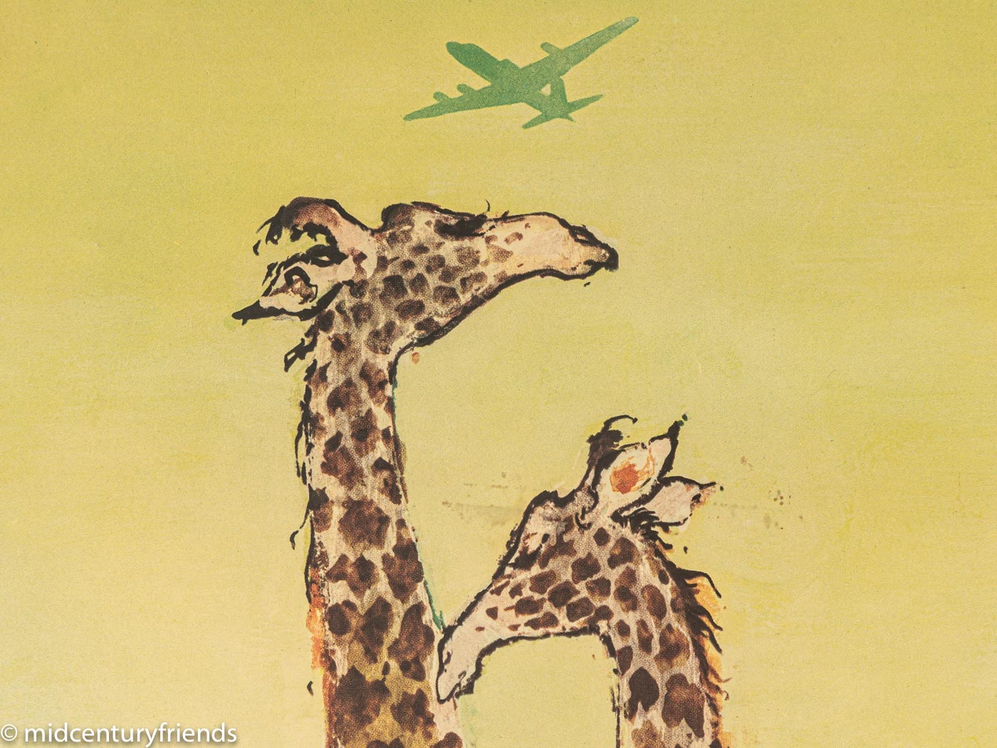 "Africa", Scandinavian Airlines 1950