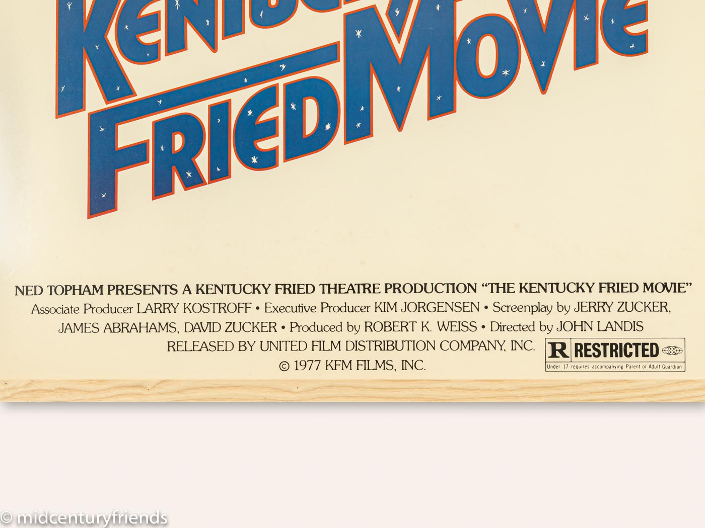 „Kentucky Fried Movie“, 71 x 107 cm