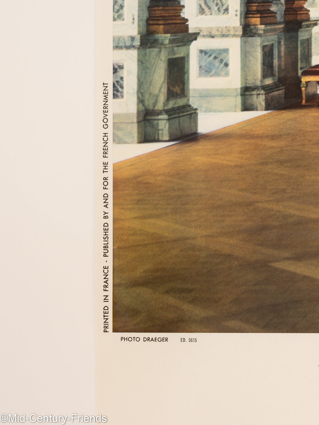 Versailles - La Galerie des Glaces, Reiseposter, 87 x 123 cm