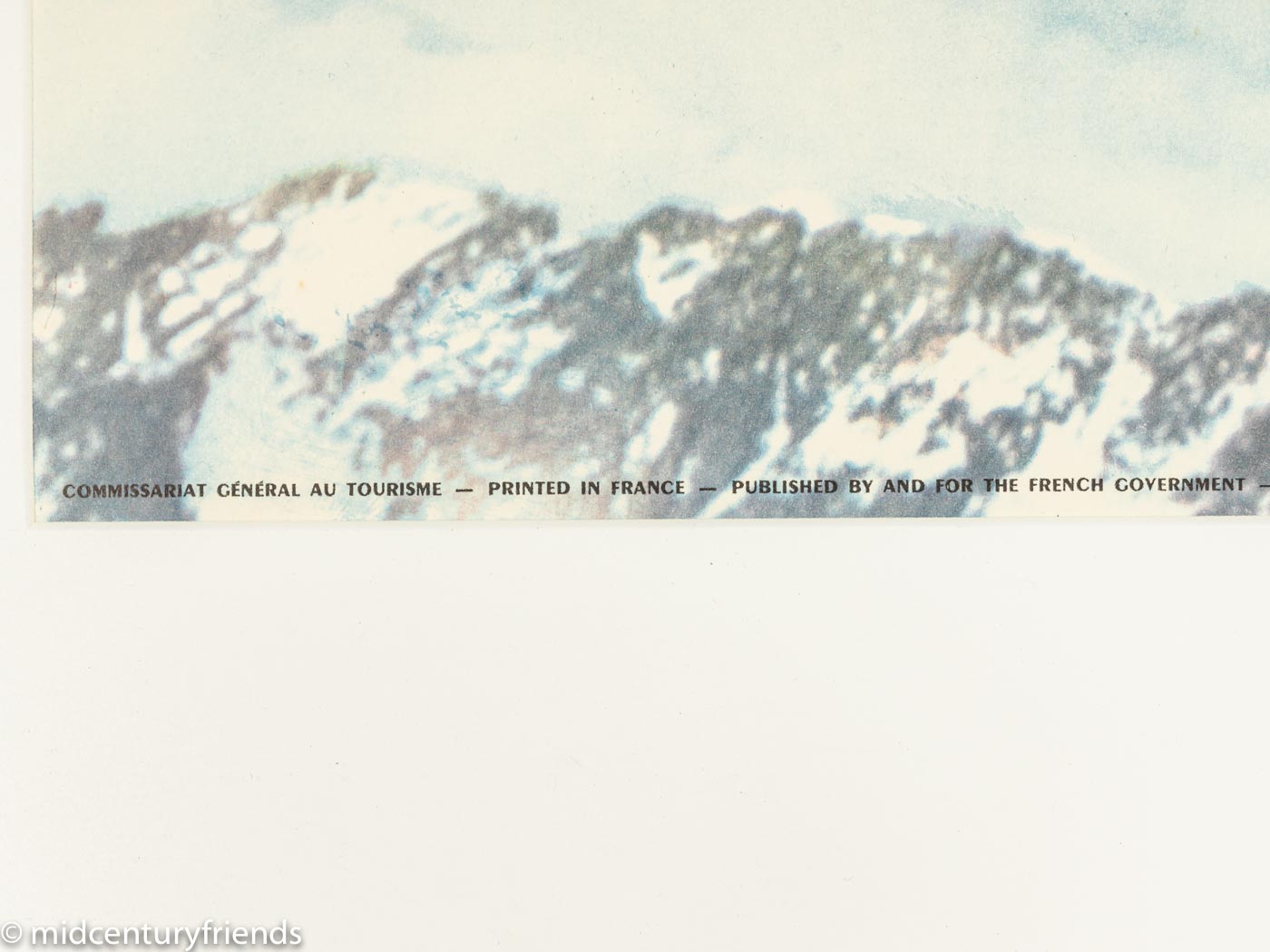 „SKI? FRANCE!“ 85 CM X 122 CM