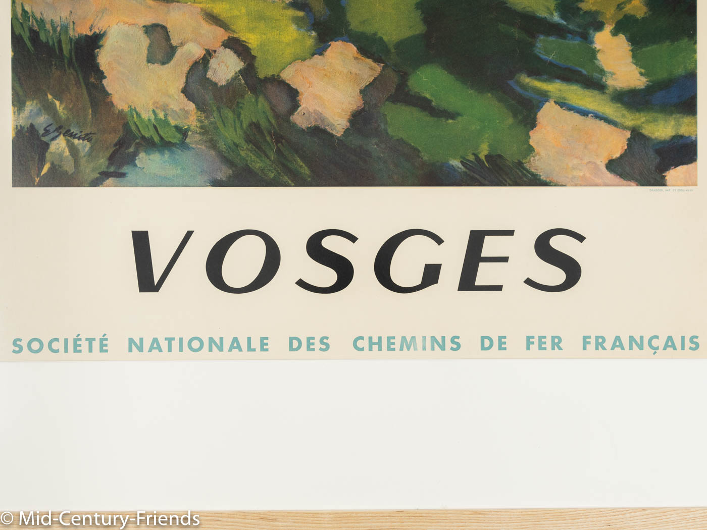 VOSGES, SNCF REISEPOSTER, 86 X 123 CM