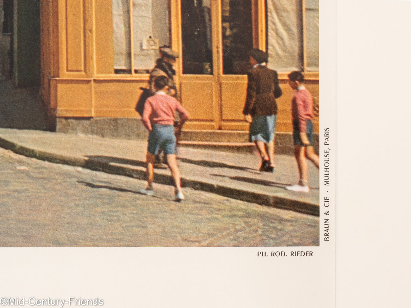 Paris - Une Rue de Montmartre, Reiseposter, 85 x 118 cm