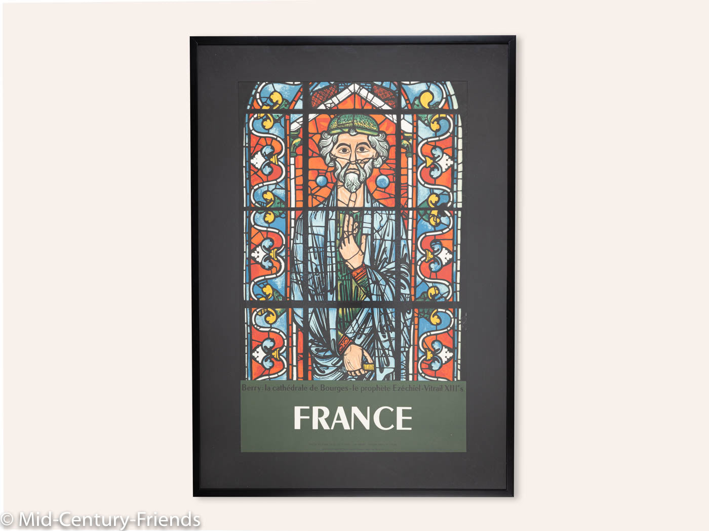 France - La Cathédrale de Bourges, SNCF Reiseposter, 87 x 124 cm