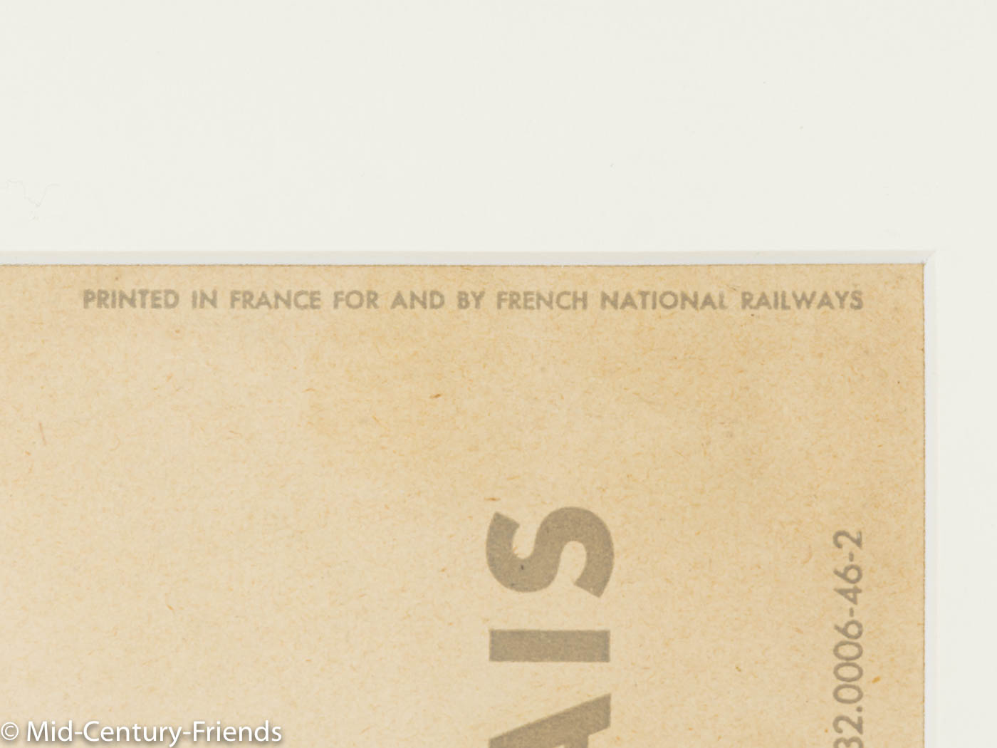 ALSACE, SNCF REISEPOSTER, 86 X 123 CM