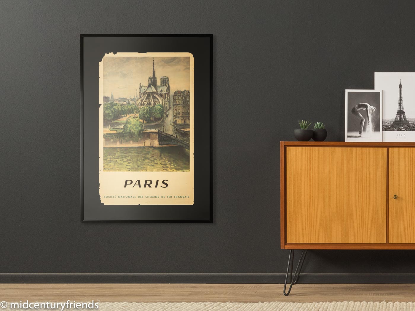 Werbeposter "Notre Dame", French National Railways, 87 x 123 cm