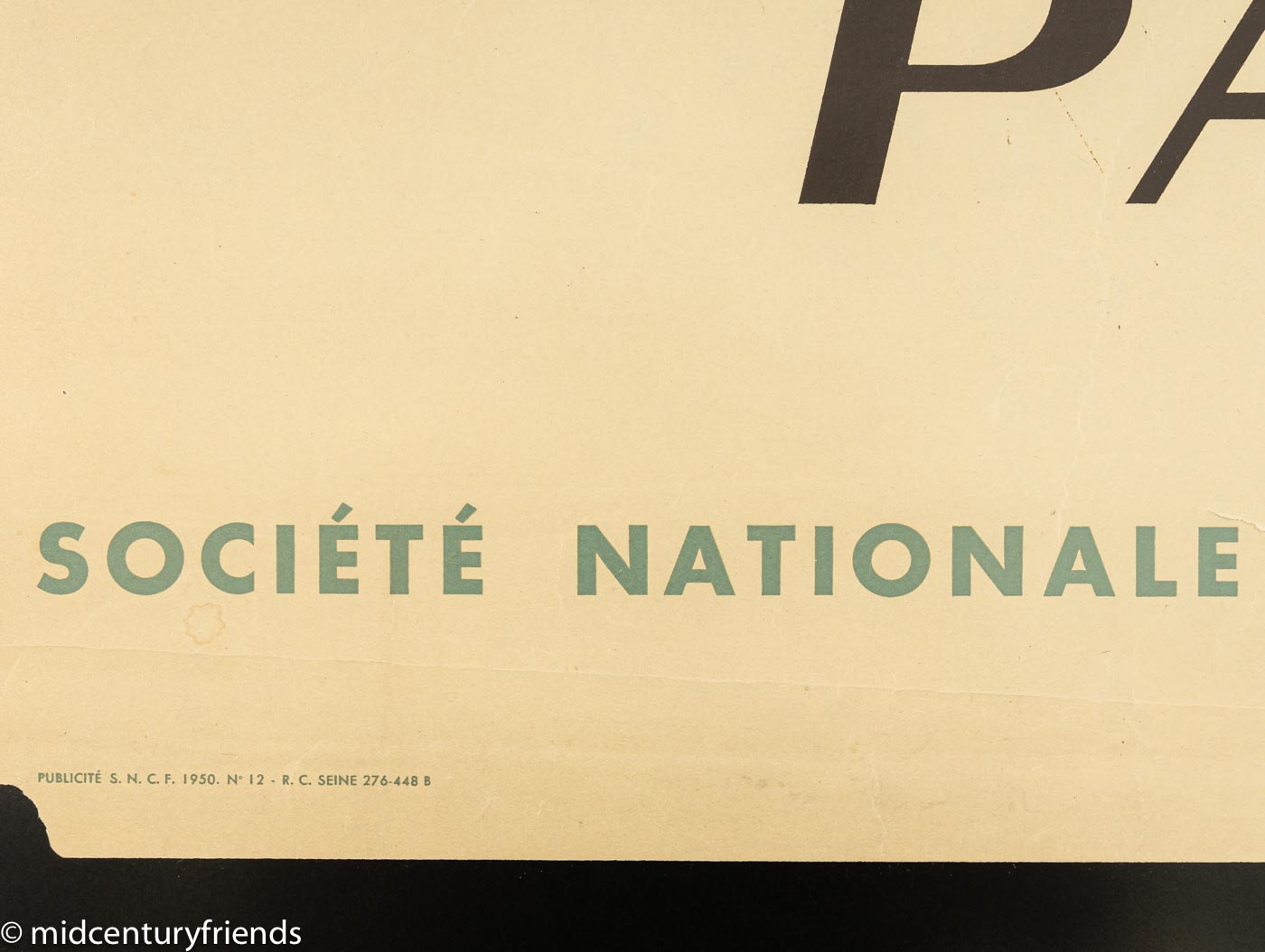 Werbeposter "Notre Dame", French National Railways, 87 x 123 cm