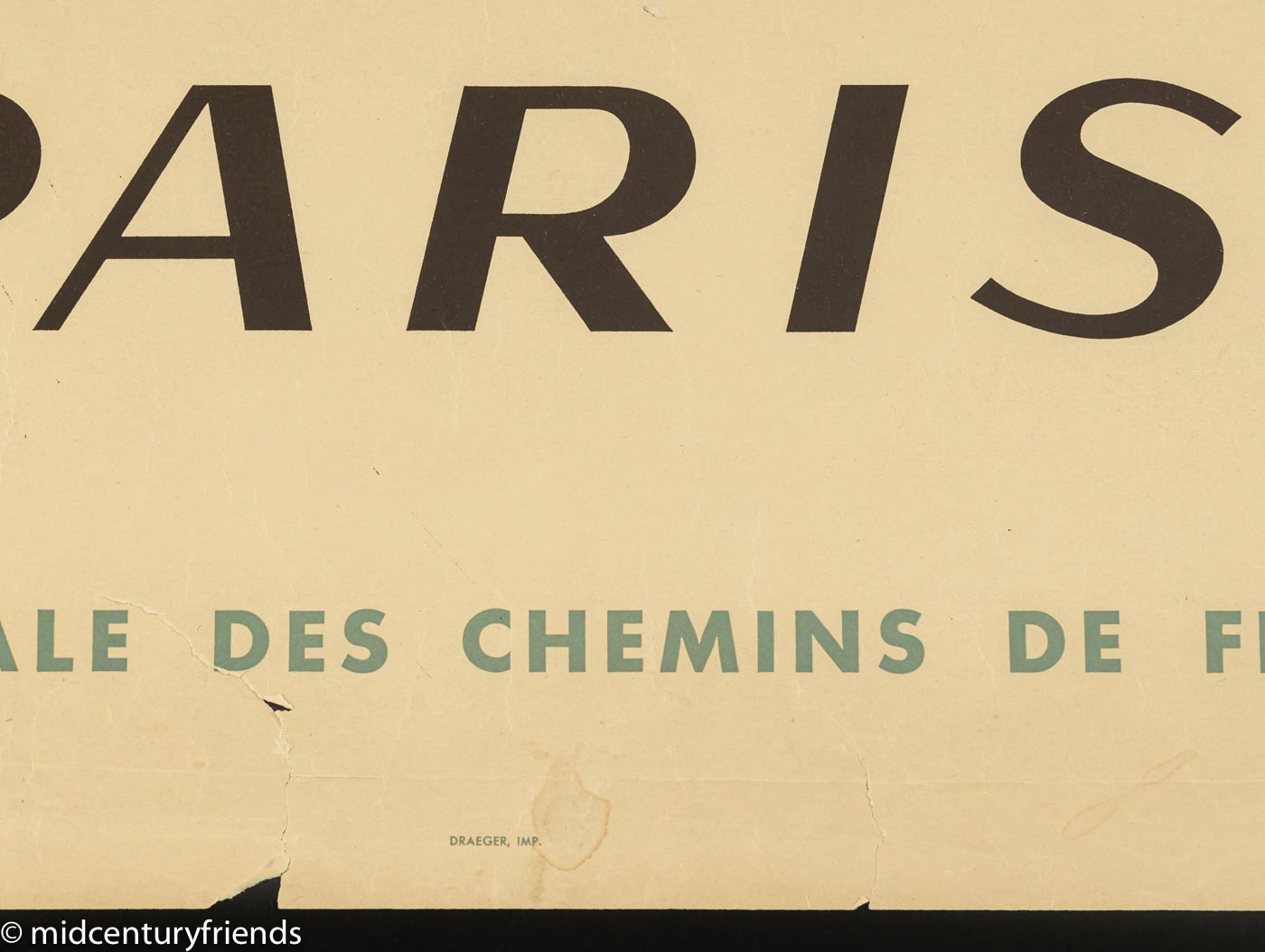 Werbeposter "Notre Dame", French National Railways, 87 x 123 cm