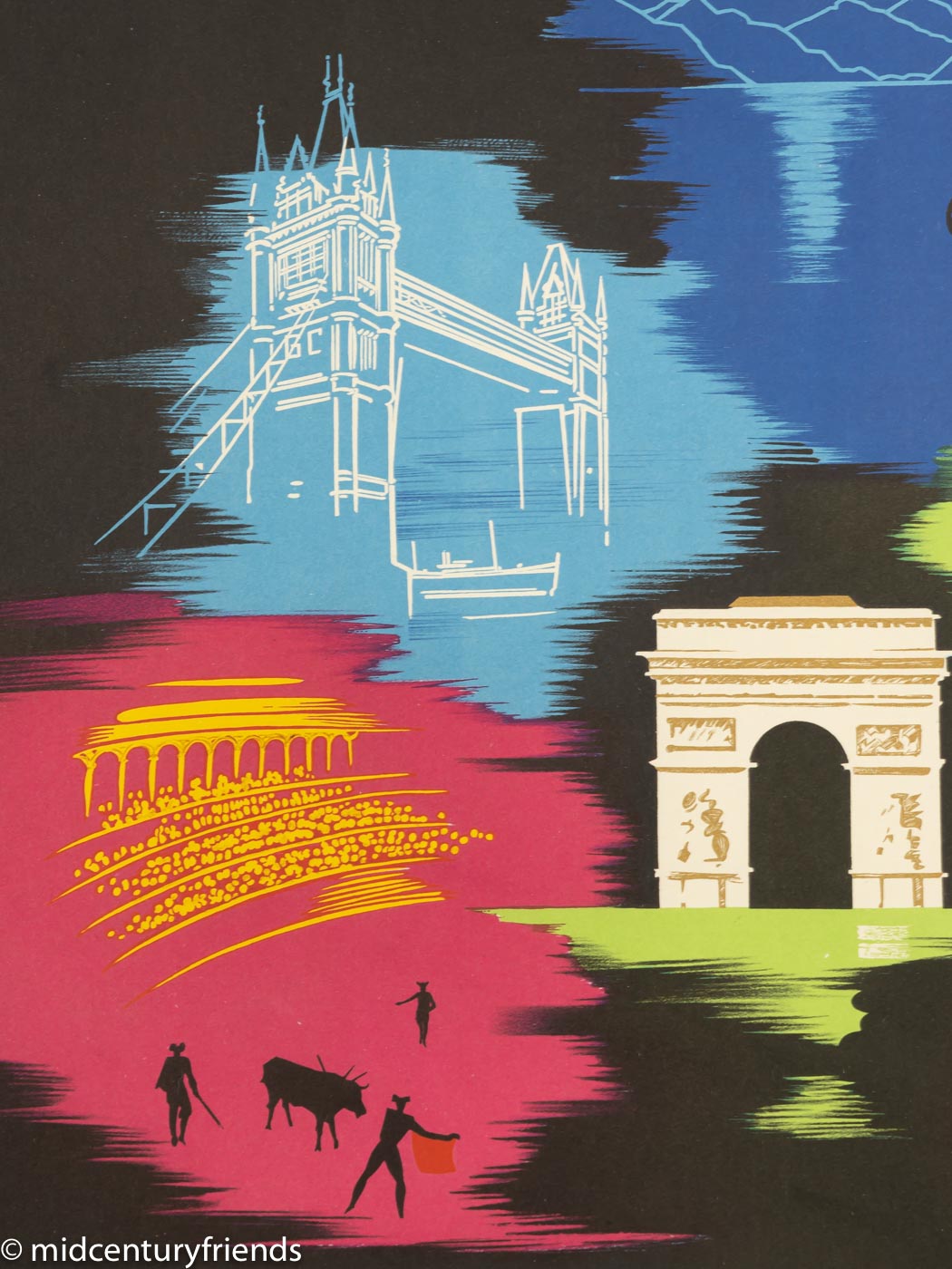 „EUROPE“, AIR FRANCE 87 CM X 115 CM