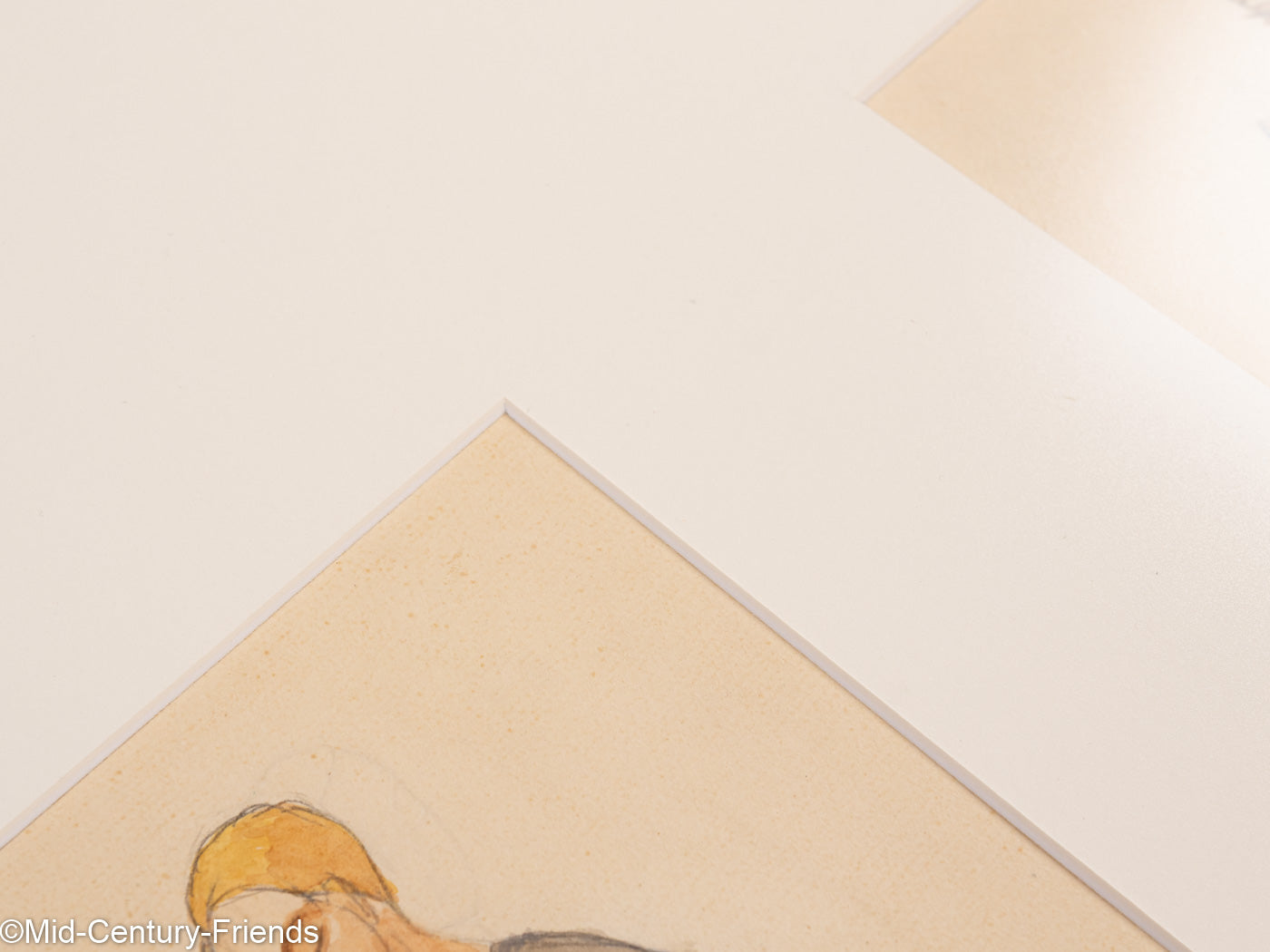 Art Déco Modezeichnungen VI, Gouache auf Papier, 83 x 59 cm