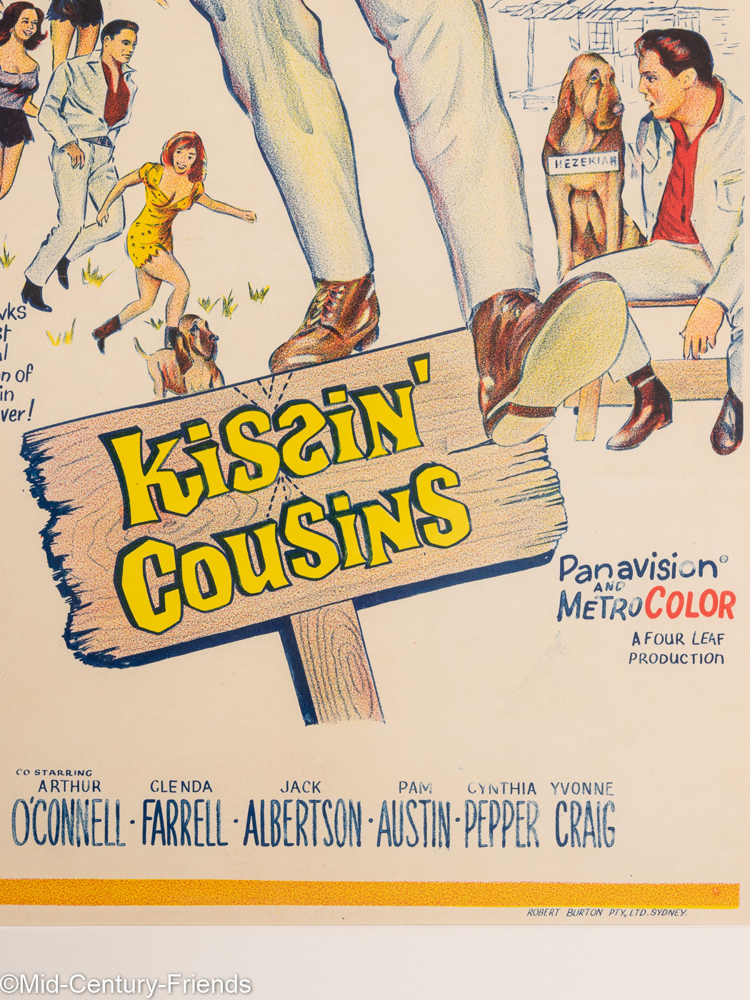 Kissin´ Cousins, Elvis Presley, Filmposter, 50 x 93 cm