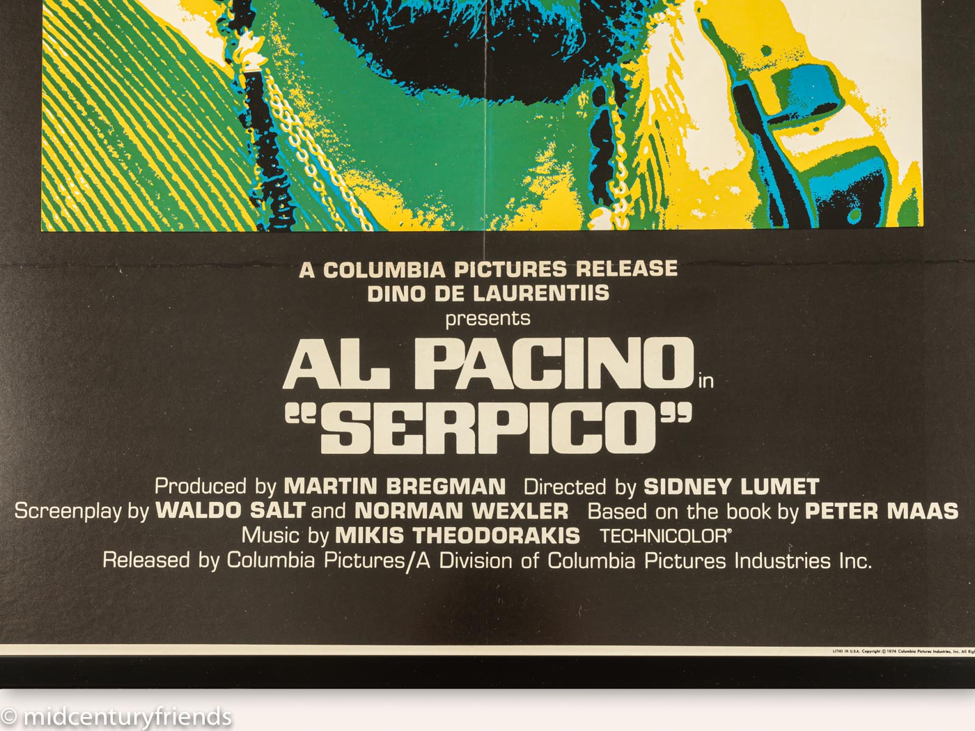 „Serpico“, Al Pacino, 67 x 104 cm