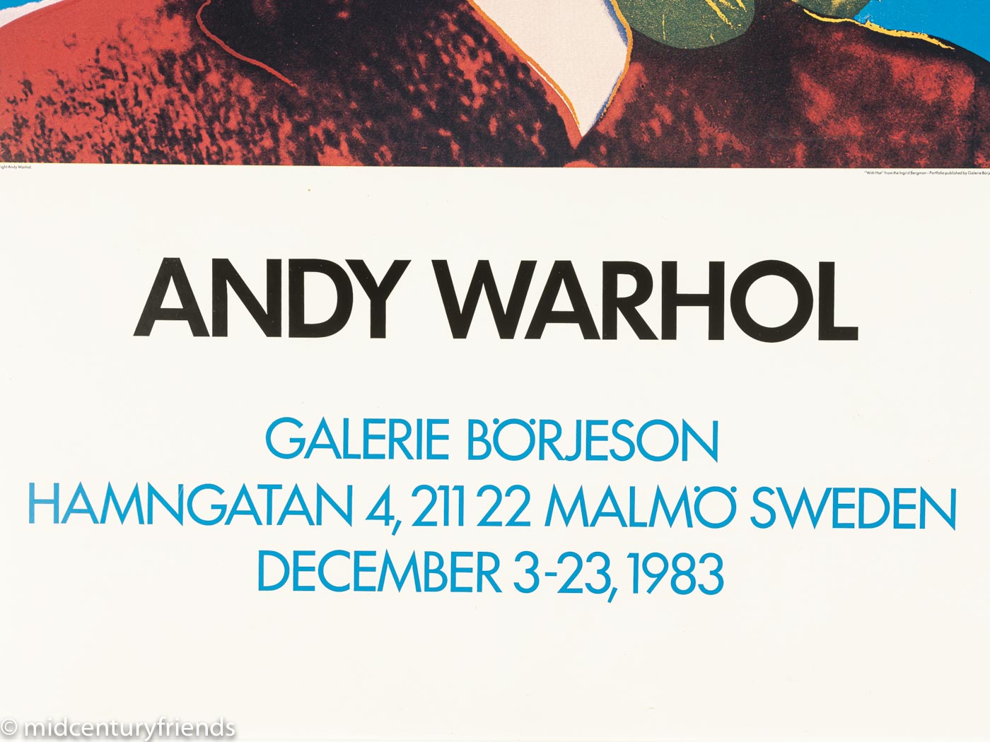 "Ingrid Bergman With Hat 315", Andy Warhol