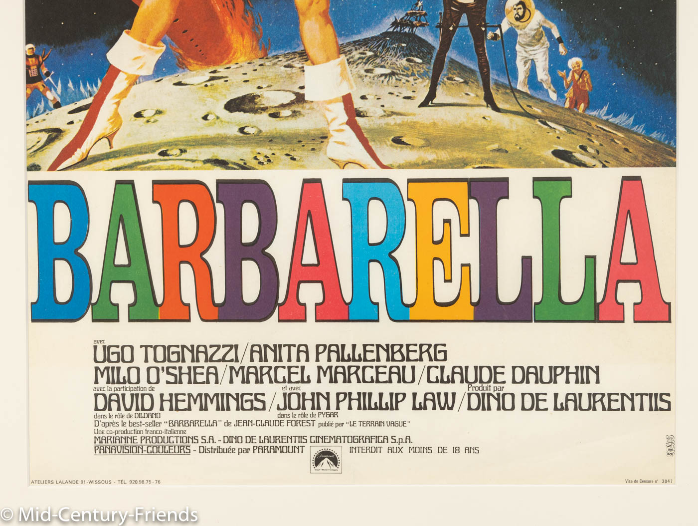 Barbarella – Jane Fonda, Filmposter, 63 x 84 cm